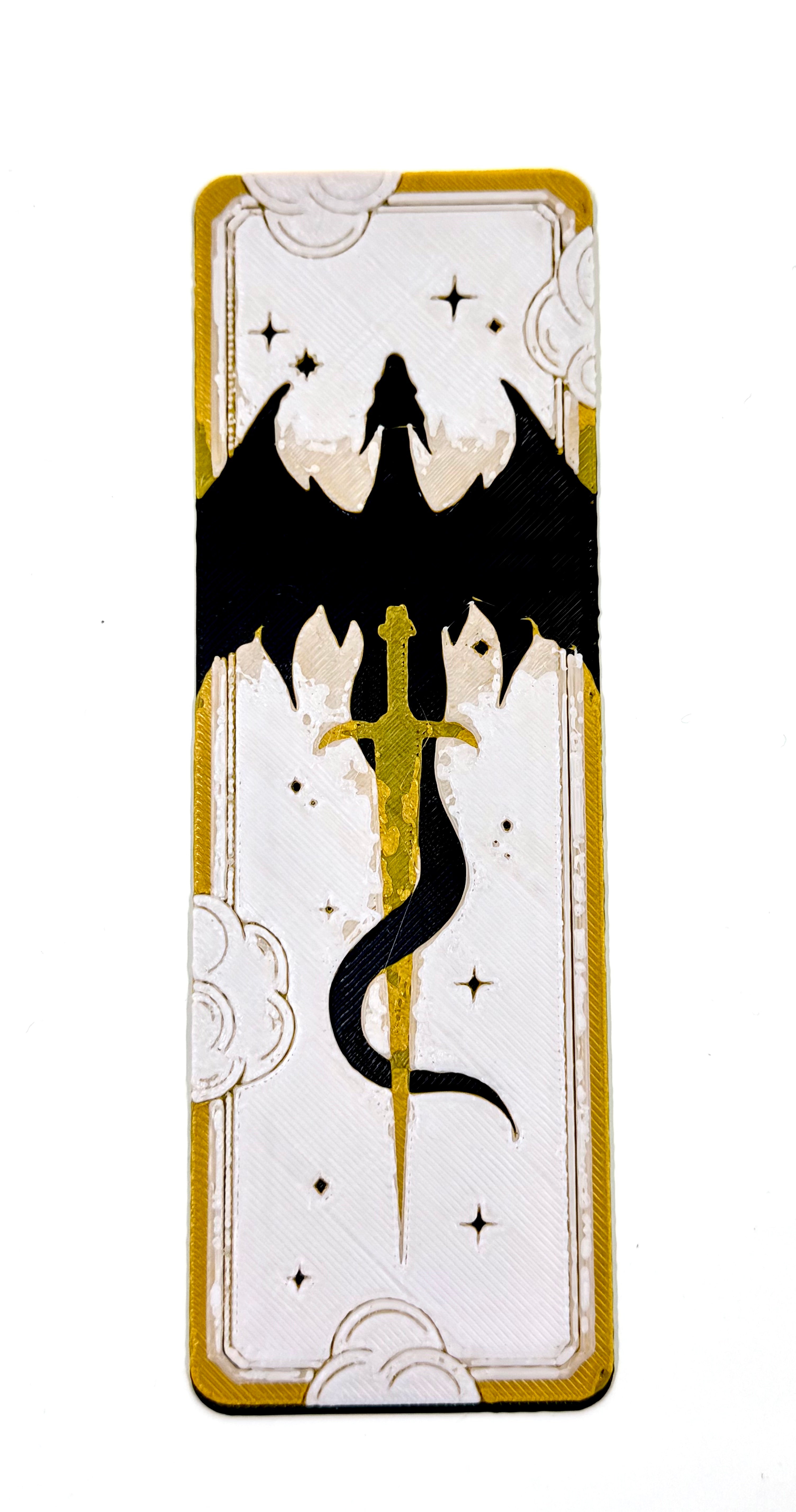 dragon with sword bookmark