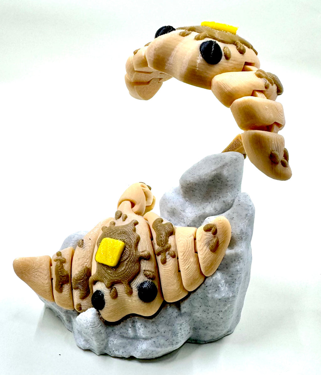 two flappy jacks with rock