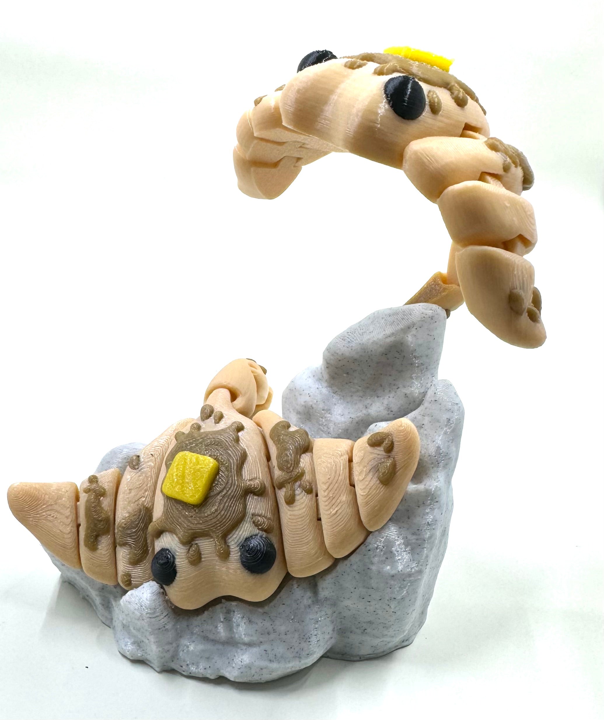 two flappy jacks with rock